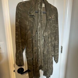 Current Elliot oversized camo Jacket